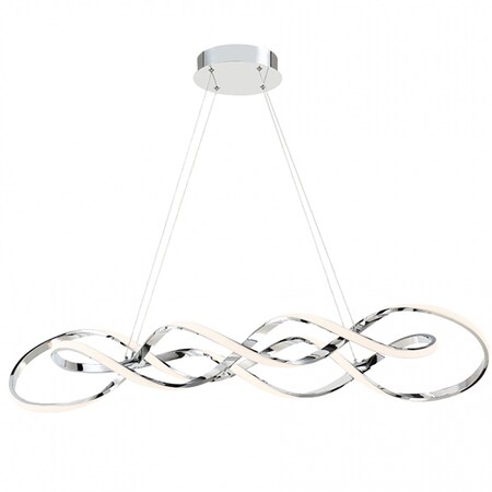 Dweled Interlace 39in LED Pendant 3000K in Chrome PD-478